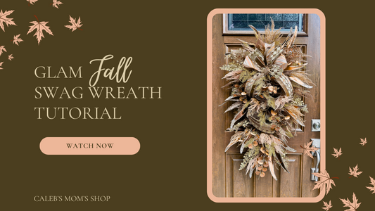 🍂✨Make This Glam Fall Swag Wreath With Me!