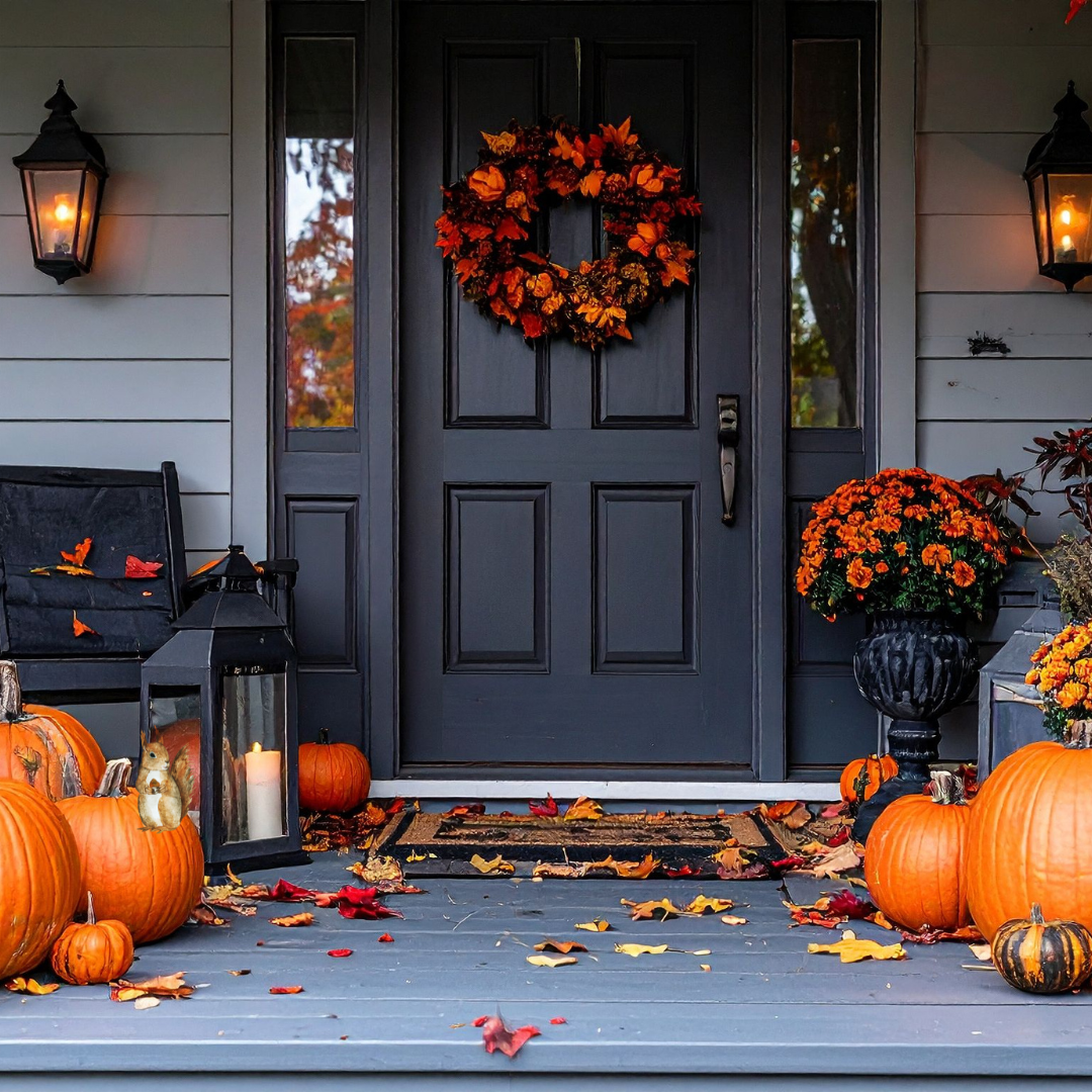 5 Easy Ways to Style Your Front Door for Fall 🍂