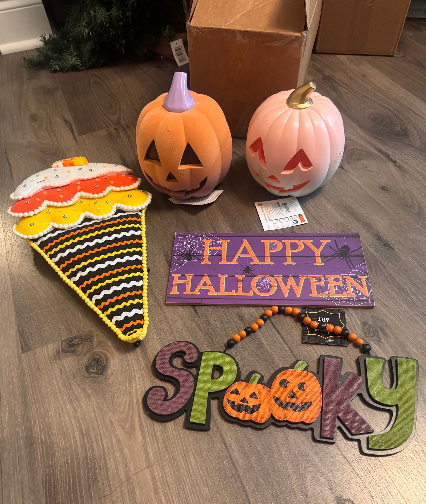 Reserved for Lorraine- Halloween Signs and Decorative Picks