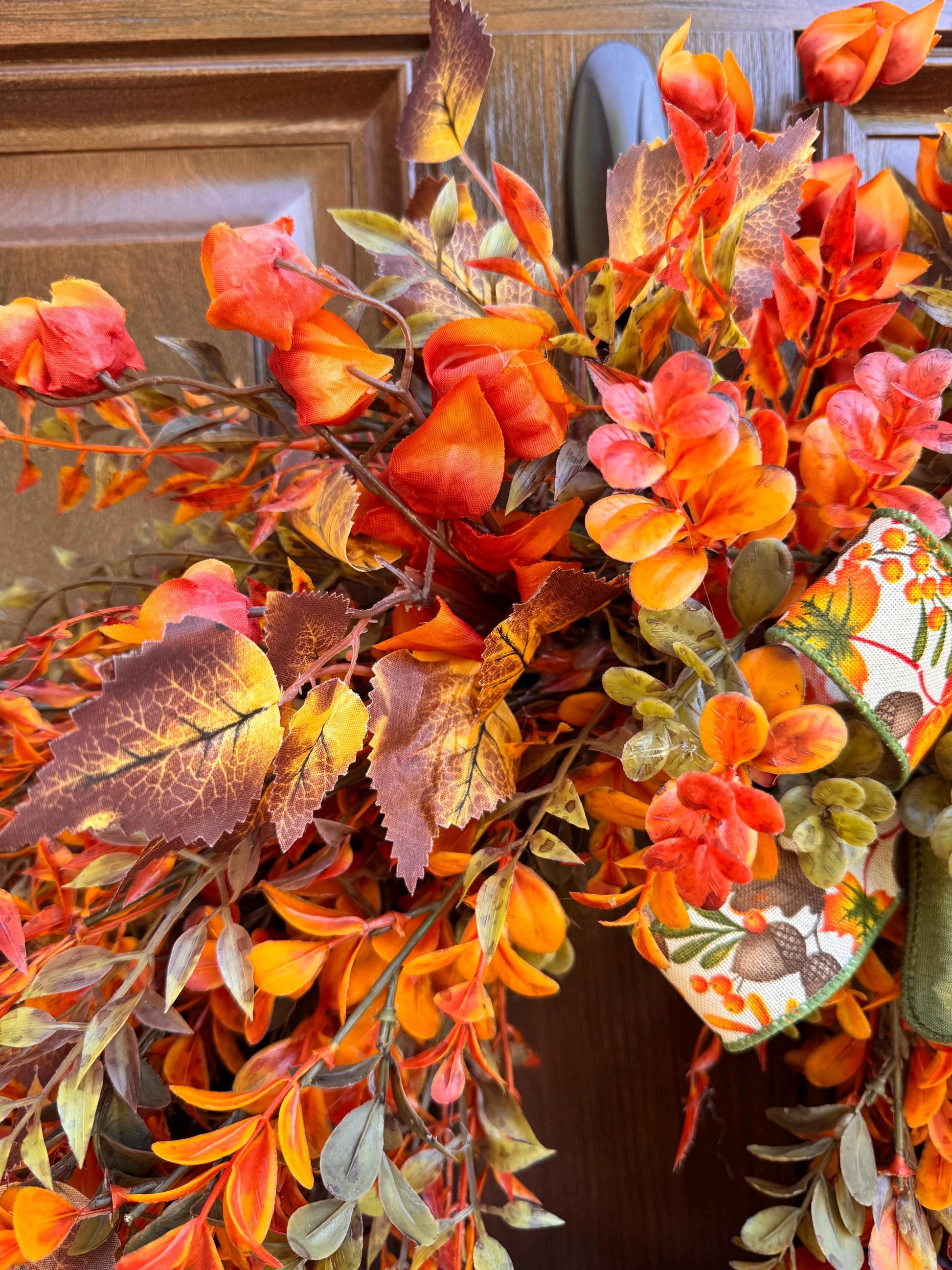 Fall Pumpkin Grapevine Wreath, Autumn Front Door Wreath, Thanksgiving Door Decor, Orange Harvest Wreath, Farmhouse Fall Decor
