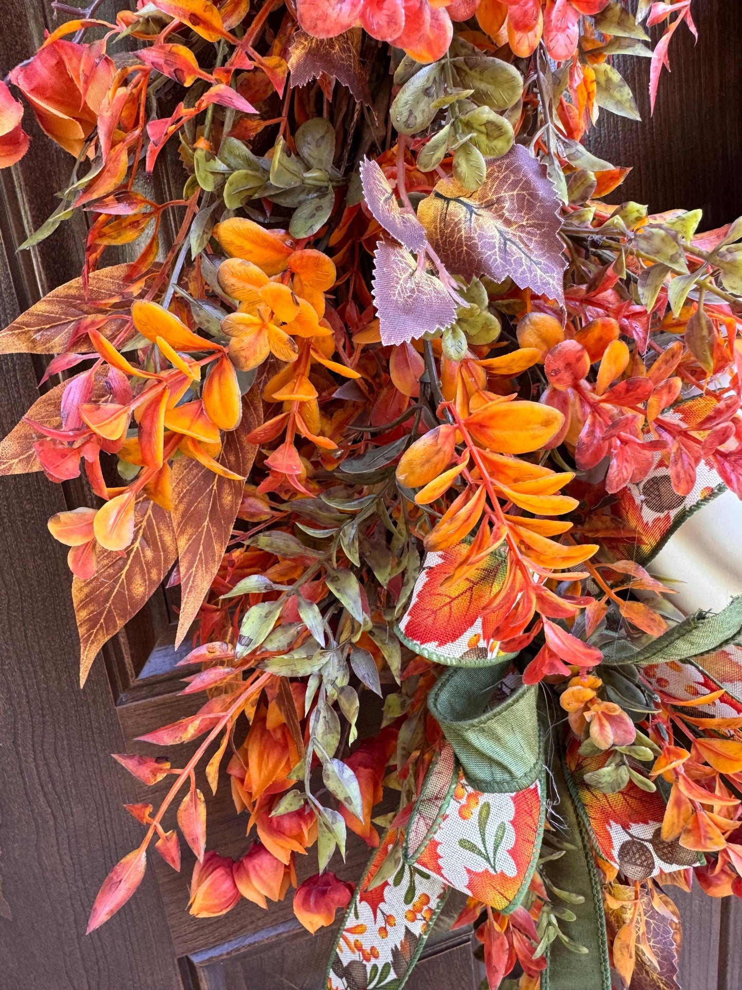 Fall Pumpkin Grapevine Wreath, Autumn Front Door Wreath, Thanksgiving Door Decor, Orange Harvest Wreath, Farmhouse Fall Decor