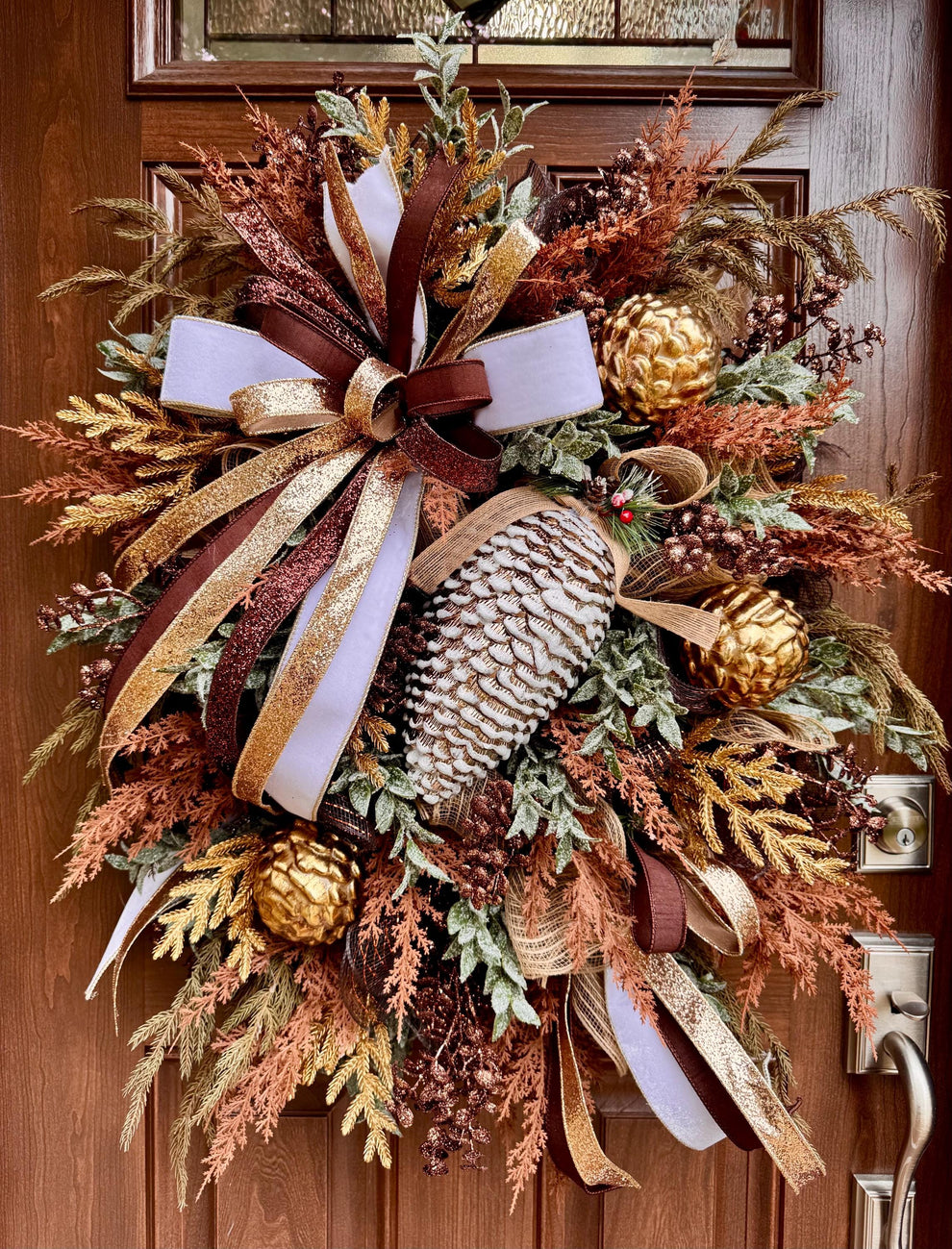 Woodland Winter Pinecone Wreath | Caleb's Mom's Shop – Caleb’s Mom’s Shop